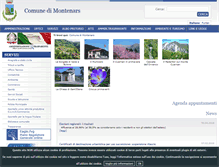 Tablet Screenshot of comune.montenars.ud.it